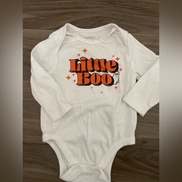 Halloween Themed Kids One Pieces Set - White and Black 3-6 months - Picture 4 of 5